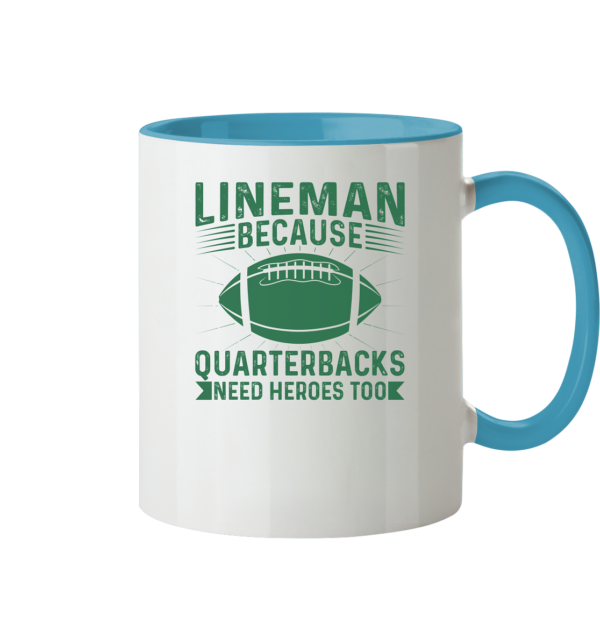 Lineman Heroes Green - Tasse zweifarbig - Amfoo Shop