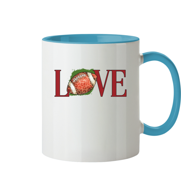 Football Love - Tasse zweifarbig - Amfoo Shop