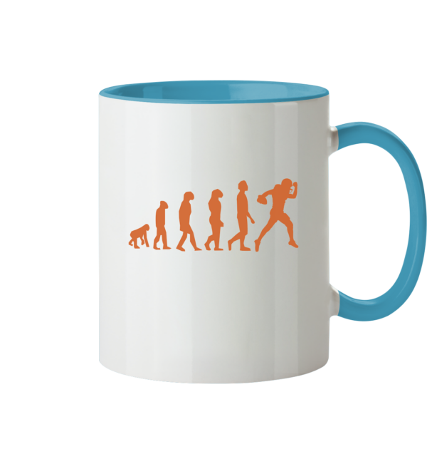 American Football Evolution - Tasse zweifarbig - Amfoo Shop