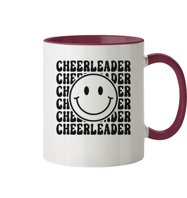 Cheerleader Smiley - Tasse zweifarbig - Amfoo Shop