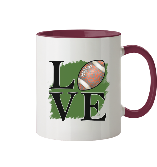 Football Love II - Tasse zweifarbig - Amfoo Shop