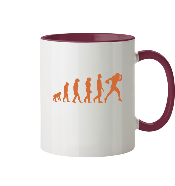 American Football Evolution - Tasse zweifarbig - Amfoo Shop