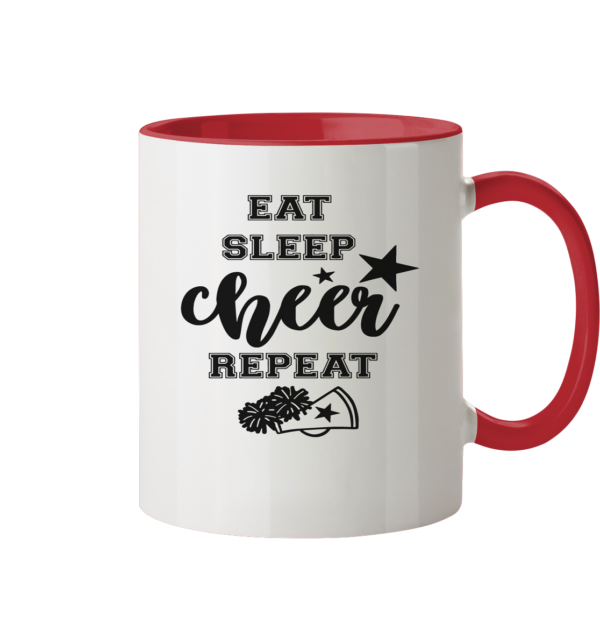 Eat Sleep Cheer Repeat - Tasse zweifarbig - Amfoo Shop