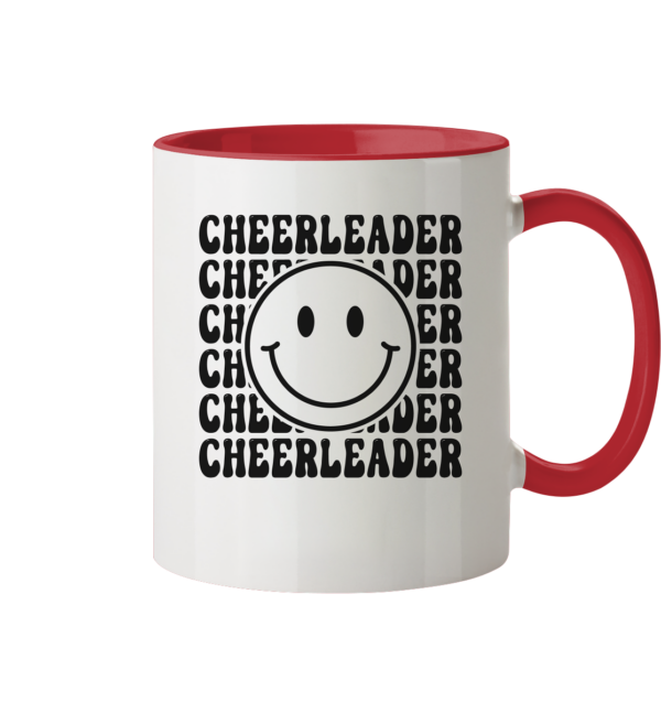 Cheerleader Smiley - Tasse zweifarbig - Amfoo Shop