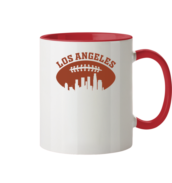 Los Angeles Football Silhouette - Tasse zweifarbig - Amfoo Shop