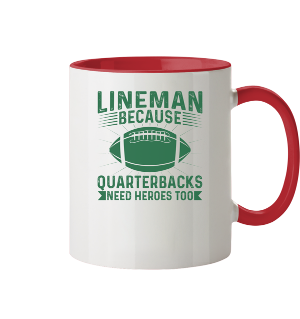 Lineman Heroes Green - Tasse zweifarbig - Amfoo Shop