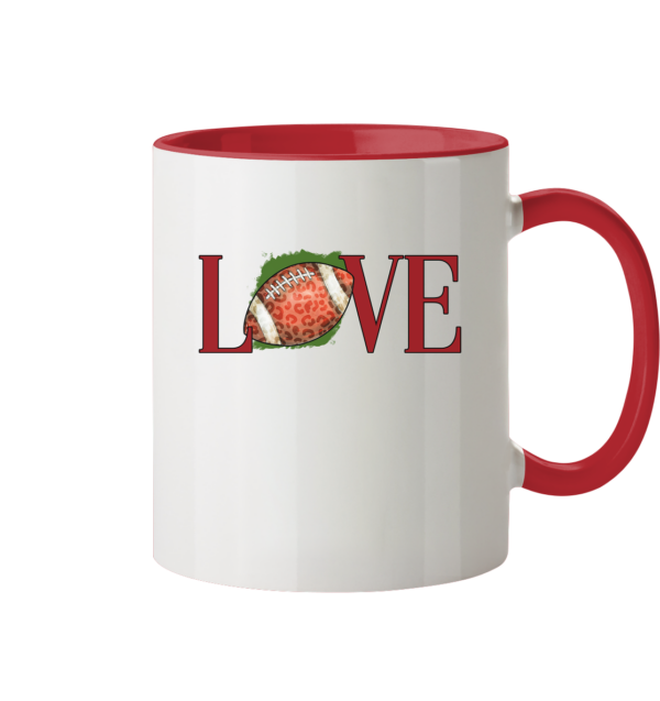 Football Love - Tasse zweifarbig - Amfoo Shop