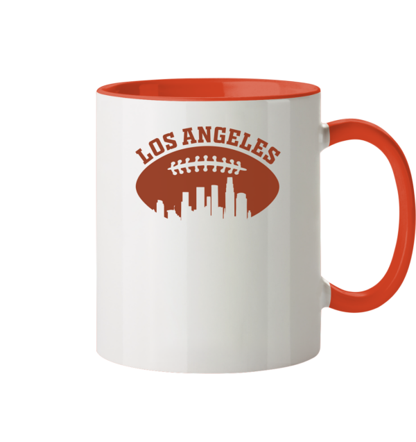 Los Angeles Football Silhouette - Tasse zweifarbig - Amfoo Shop