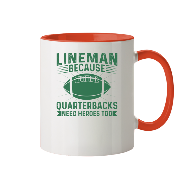 Lineman Heroes Green - Tasse zweifarbig - Amfoo Shop