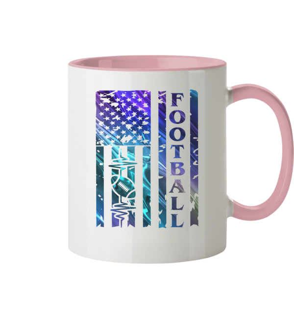 USA Football Flag - Tasse zweifarbig - Amfoo Shop