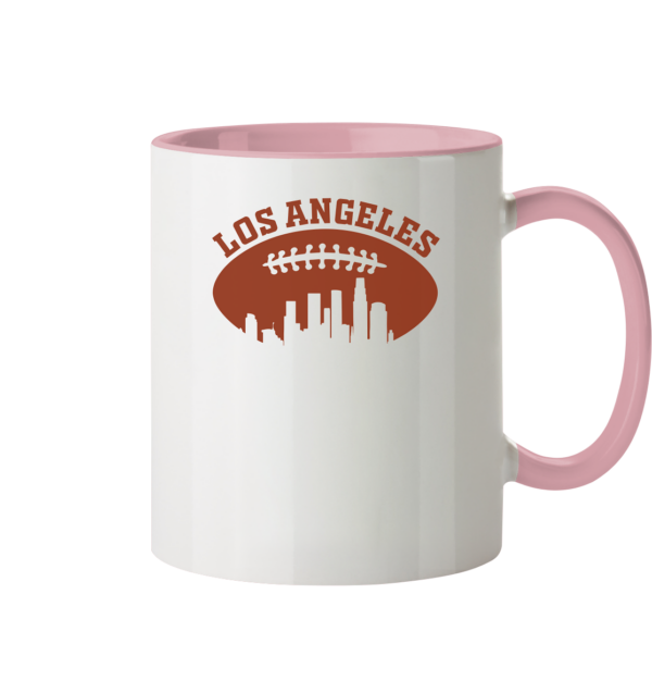 Los Angeles Football Silhouette - Tasse zweifarbig - Amfoo Shop