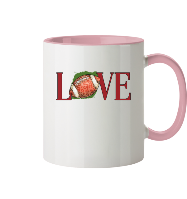 Football Love - Tasse zweifarbig - Amfoo Shop