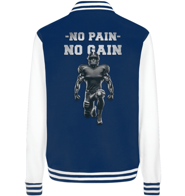 No Pain No Gain Metal - College Jacket - Amfoo Shop