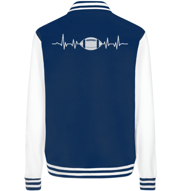 Football Heartbeat - College Jacket - Amfoo Shop