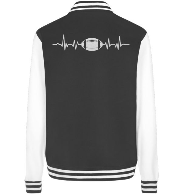 Football Heartbeat - College Jacket - Amfoo Shop