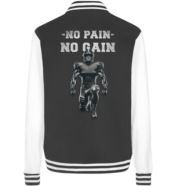 No Pain No Gain Metal - College Jacket - Amfoo Shop