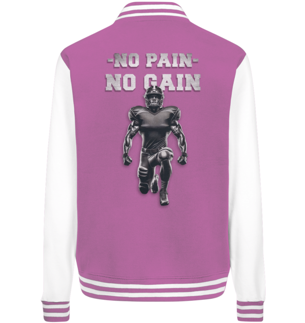 No Pain No Gain Metal - College Jacket - Amfoo Shop