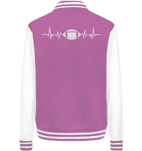 Football Heartbeat - College Jacket - Amfoo Shop