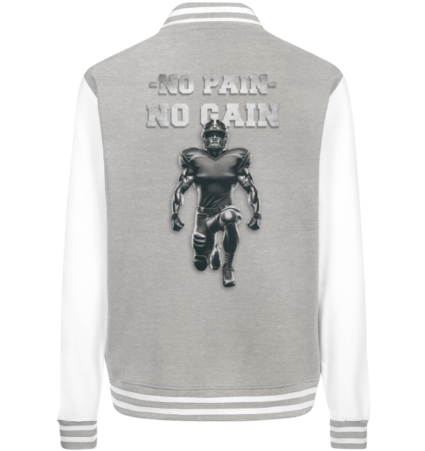 No Pain No Gain Metal - College Jacket - Amfoo Shop