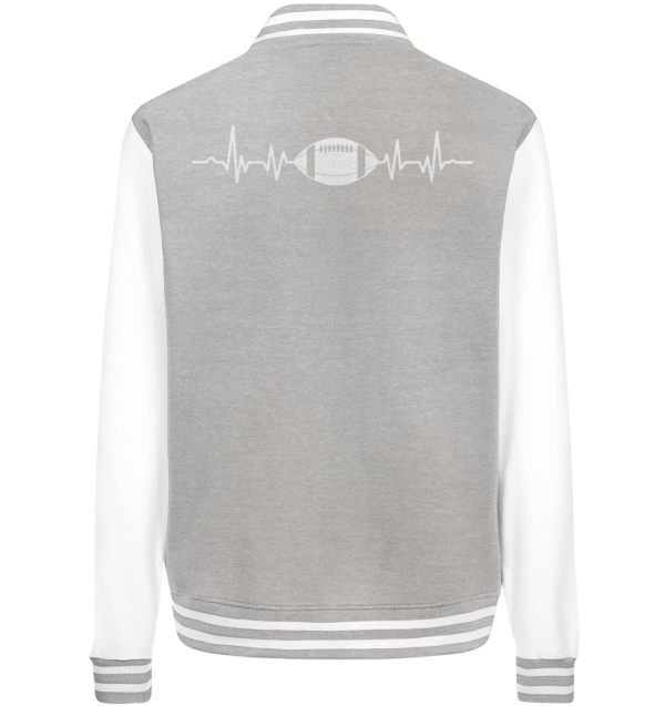 Football Heartbeat - College Jacket - Amfoo Shop