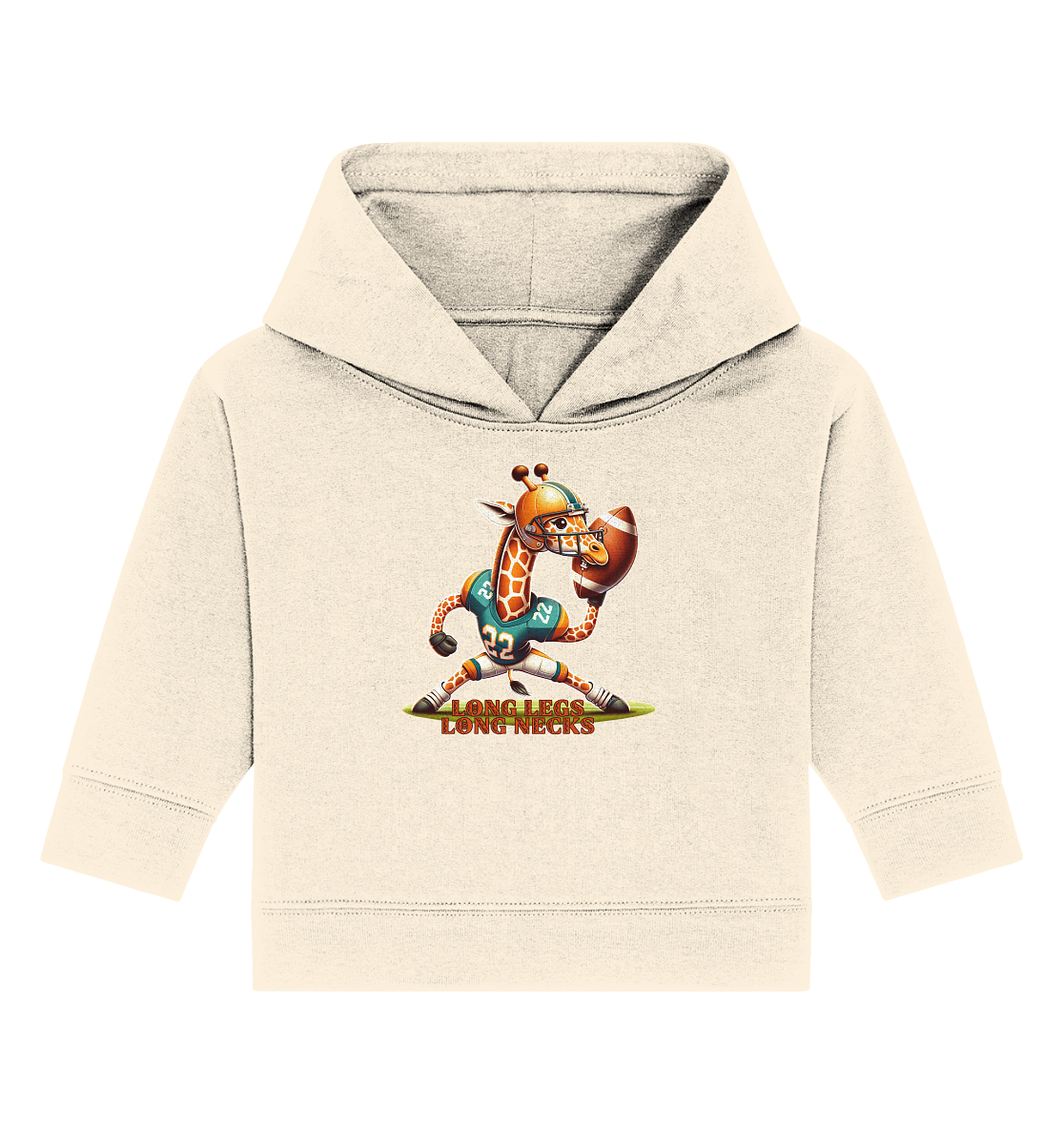 Giraffe - Baby Organic Hoodie - Amfoo Shop