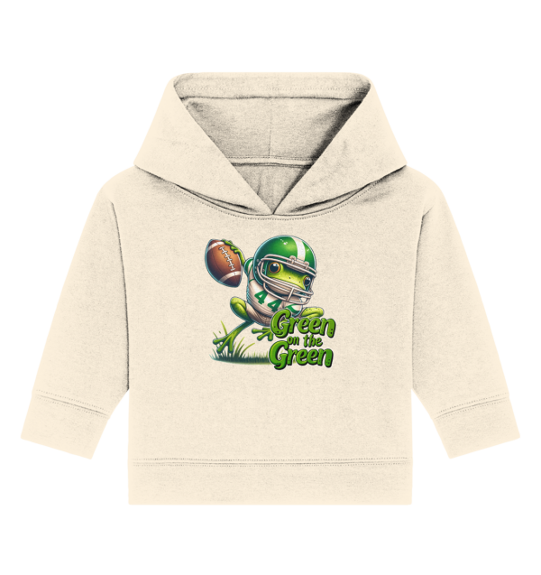 Green Frog- Baby Organic Hoodie - Amfoo Shop