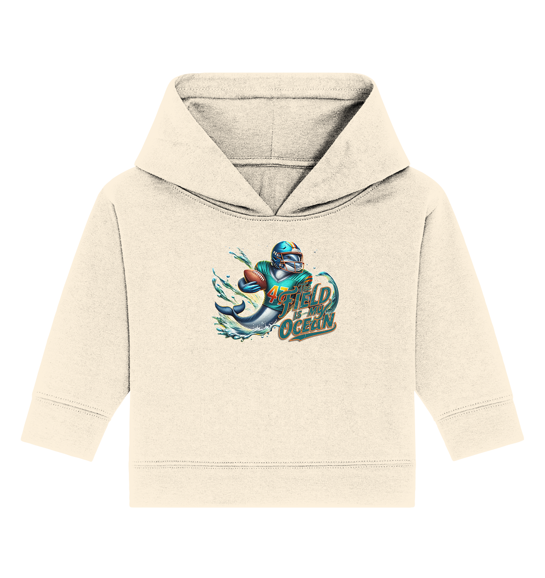 Dolphin - Baby Organic Hoodie - Amfoo Shop