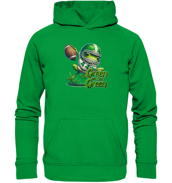 Green Frog- Basic Unisex Hoodie - Amfoo Shop