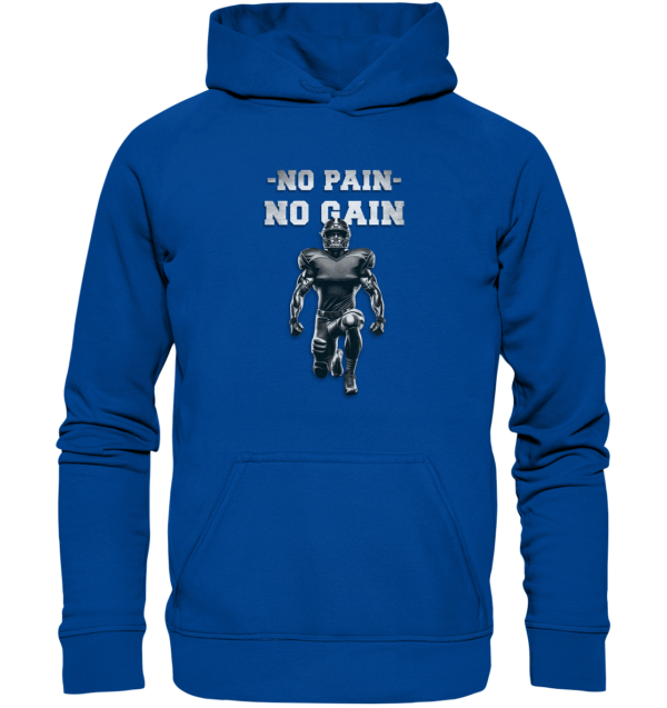 No Pain No Gain Metal - Basic Unisex Hoodie - Amfoo Shop