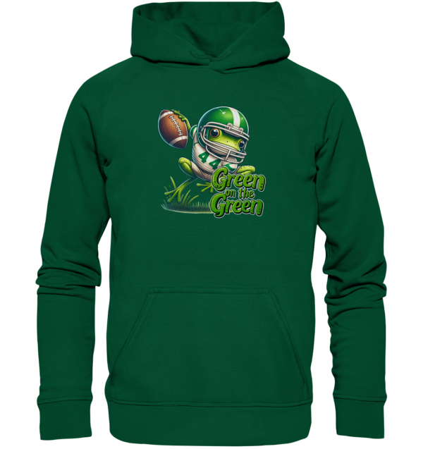 Green Frog- Basic Unisex Hoodie - Amfoo Shop