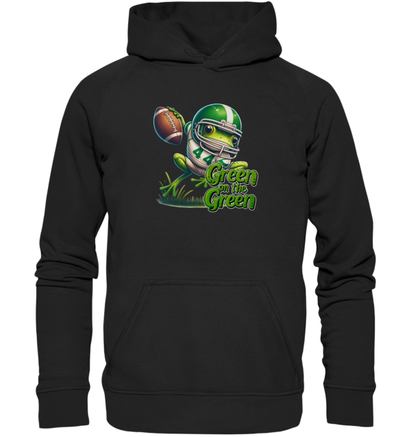 Green Frog- Basic Unisex Hoodie - Amfoo Shop