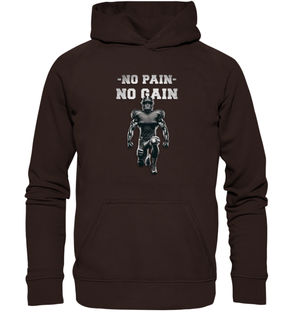 No Pain No Gain Metal - Basic Unisex Hoodie - Amfoo Shop