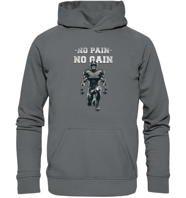 No Pain No Gain Metal - Basic Unisex Hoodie - Amfoo Shop