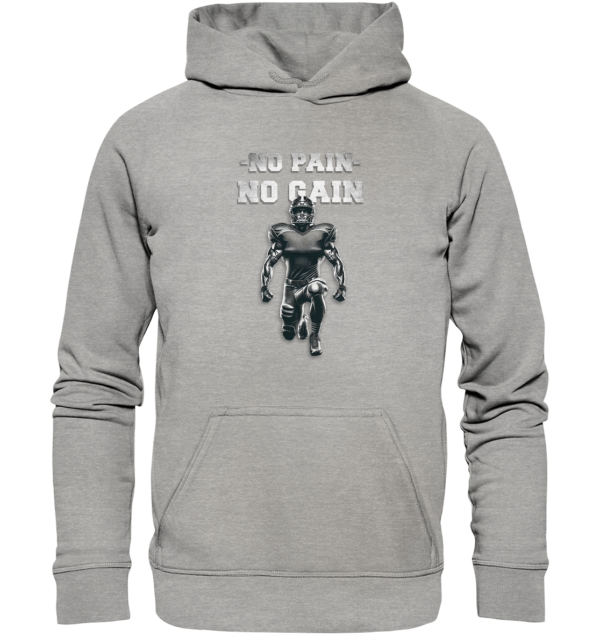 No Pain No Gain Metal - Basic Unisex Hoodie - Amfoo Shop