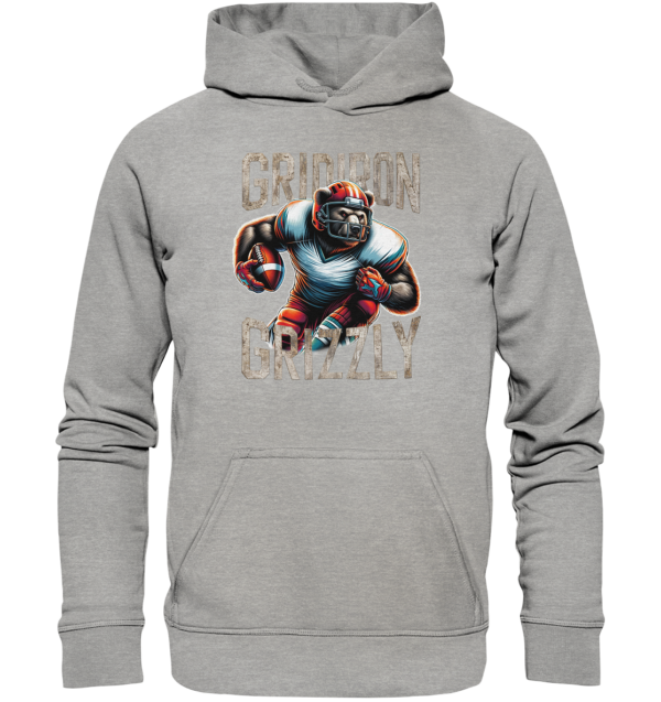 Gridiron Grizzly - Basic Unisex Hoodie - Amfoo Shop