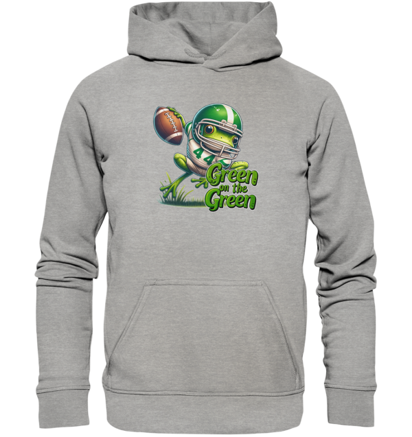 Green Frog- Basic Unisex Hoodie - Amfoo Shop