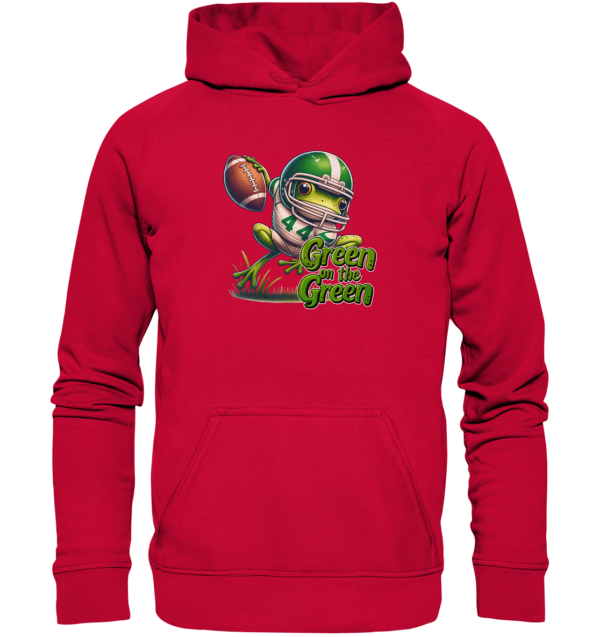 Green Frog- Basic Unisex Hoodie - Amfoo Shop