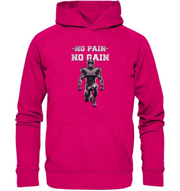 No Pain No Gain Metal - Basic Unisex Hoodie - Amfoo Shop