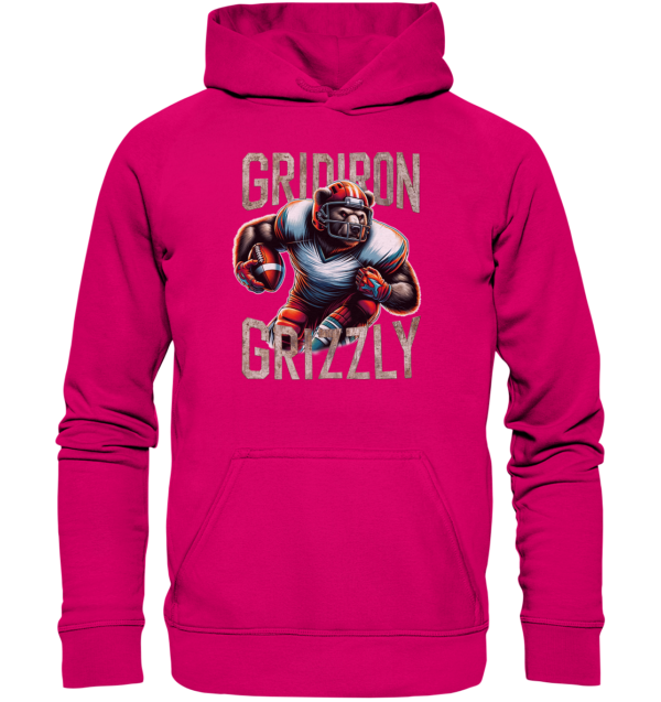 Gridiron Grizzly - Basic Unisex Hoodie - Amfoo Shop