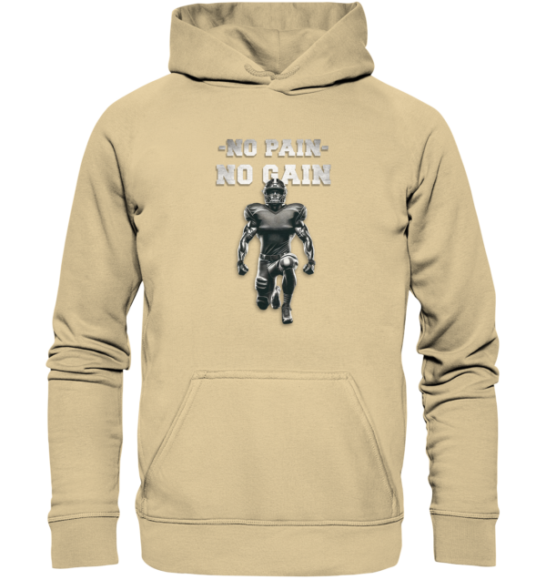 No Pain No Gain Metal - Basic Unisex Hoodie - Amfoo Shop