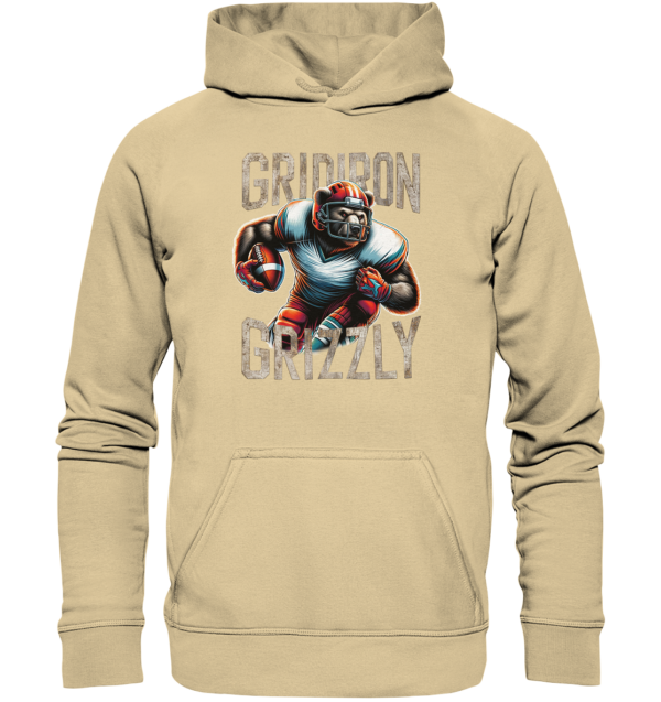 Gridiron Grizzly - Basic Unisex Hoodie - Amfoo Shop