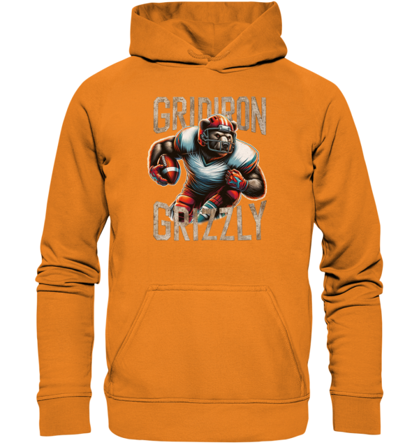 Gridiron Grizzly - Basic Unisex Hoodie - Amfoo Shop