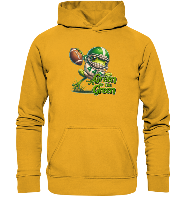 Green Frog- Basic Unisex Hoodie - Amfoo Shop