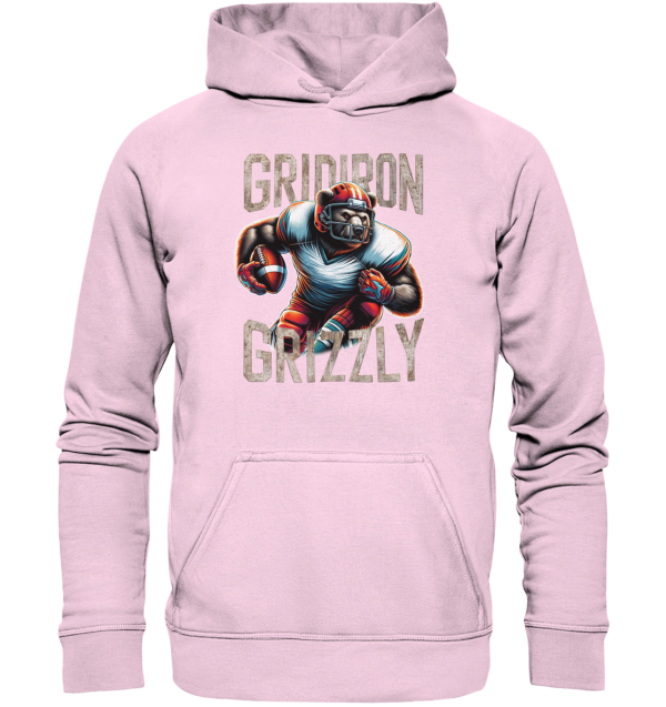 Gridiron Grizzly - Basic Unisex Hoodie - Amfoo Shop