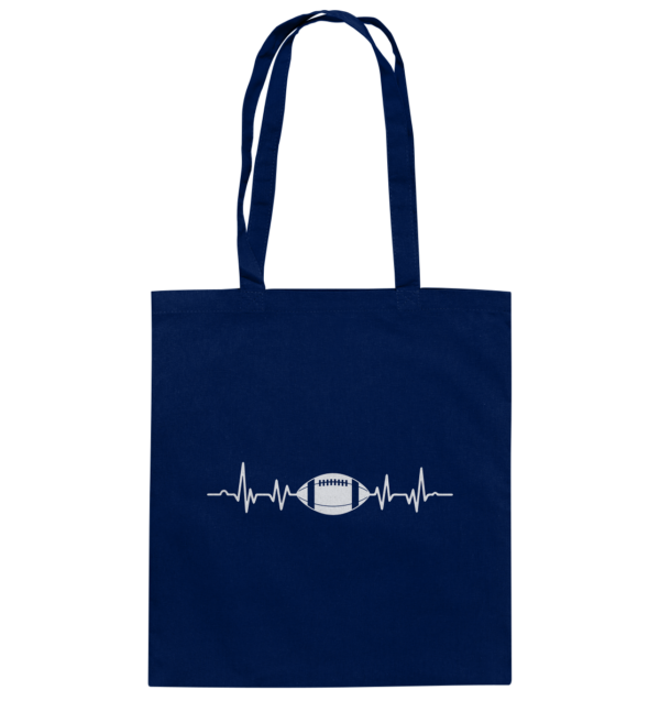 Football Heartbeat - Baumwolltasche - Amfoo Shop