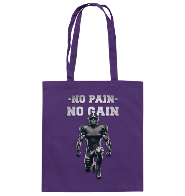 No Pain No Gain Metal - Baumwolltasche - Amfoo Shop