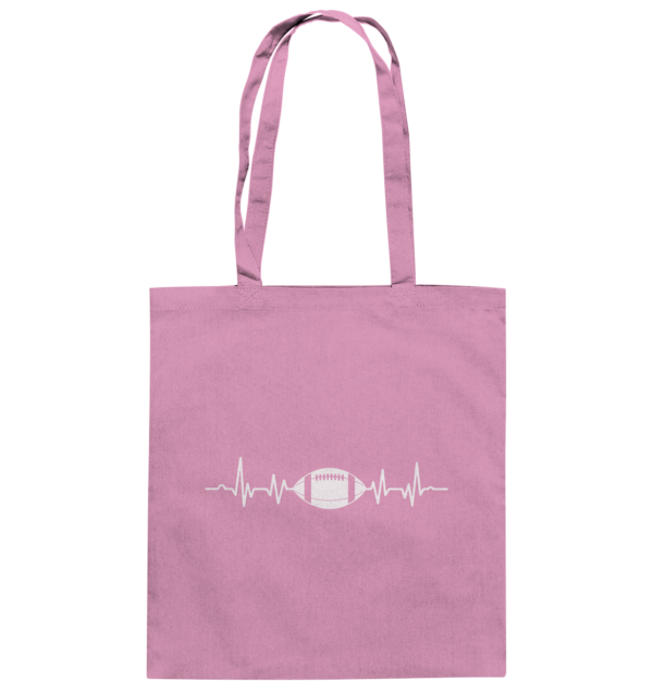 Football Heartbeat - Baumwolltasche - Amfoo Shop