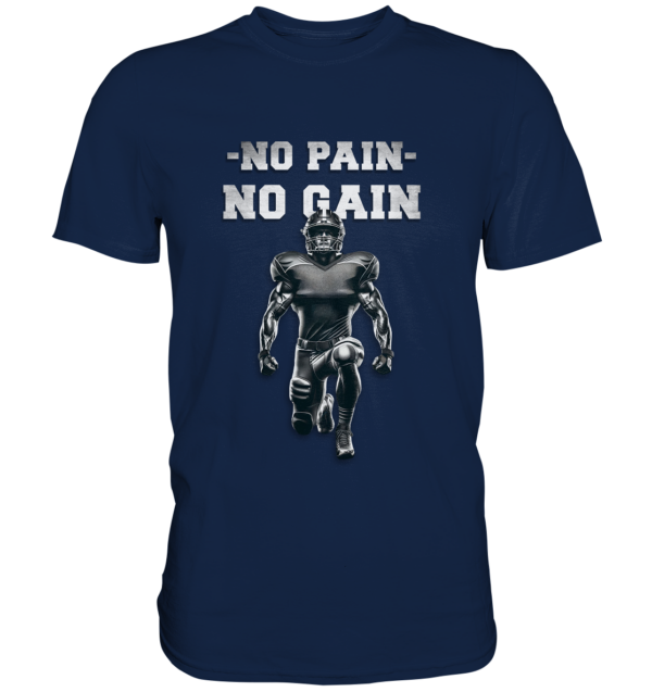 No Pain No Gain Metal - Classic Shirt - Amfoo Shop