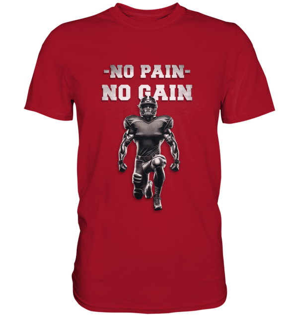 No Pain No Gain Metal - Classic Shirt - Amfoo Shop