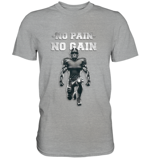 No Pain No Gain Metal - Classic Shirt - Amfoo Shop